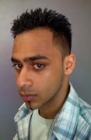 Man very short haircut with spiky bang.JPG