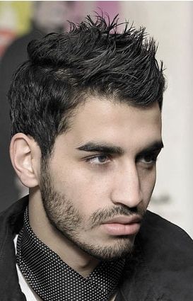 Photo of modern man hairstyle with layers and spiky style on the top.JPG
