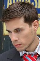 Professional men hairstyle with classic look