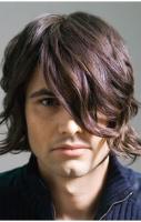 sexy man medium hairstyle with very cool long wavy bangs.JPG