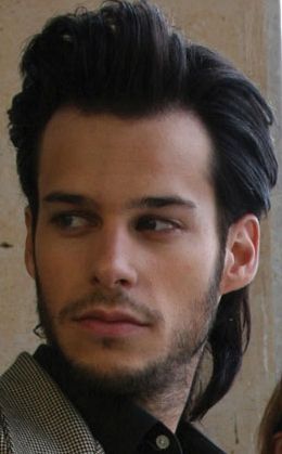 classic men hairstyle with short int he sides and long in the back