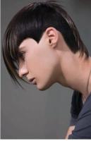 Men short haircuts with long layered bang and on the back.JPG