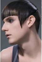 Stylish and funky hairscut with long straight bang.JPG