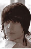 Medium long man hairstyle with very thick bang photo.JPG