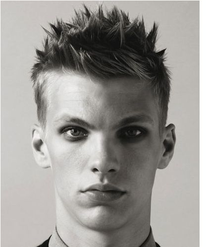 Trendy spiky hairstyle with spiky bang picture.JPG
