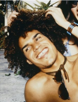 Sexy black men curly hairstyle with curly bangs.PNG