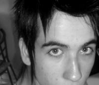 black white