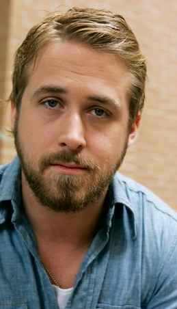 Hot actor Ryan Gosling picture with his medium hairstyle.PNG
