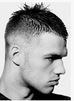 Very short spiky men haircuts images

