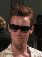 Short Spiky Hair Style, two toned with brown and red