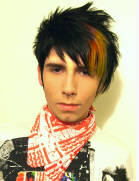 Medium hair style, two toned - Punk hair style for men.PNG
